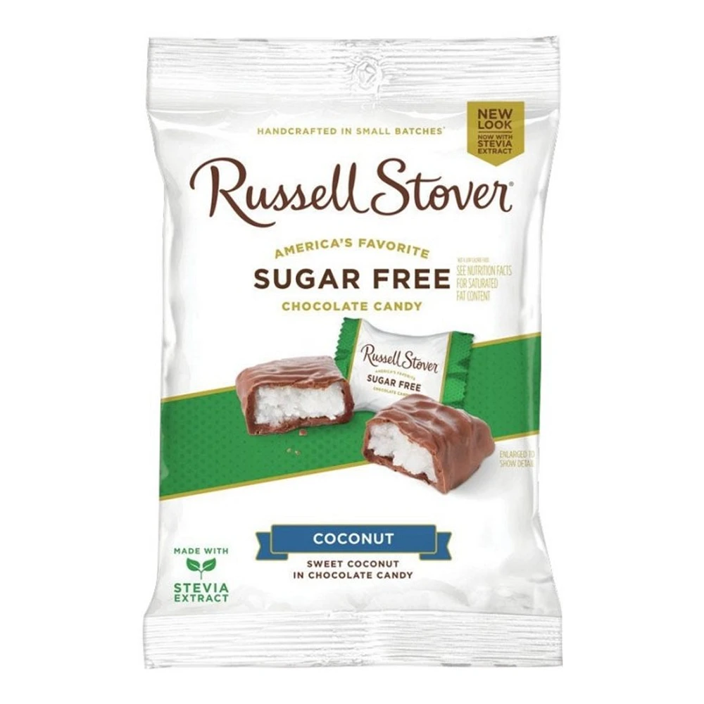 Russel Stover Sugar Free Coconut Chocolate Candy - 85g