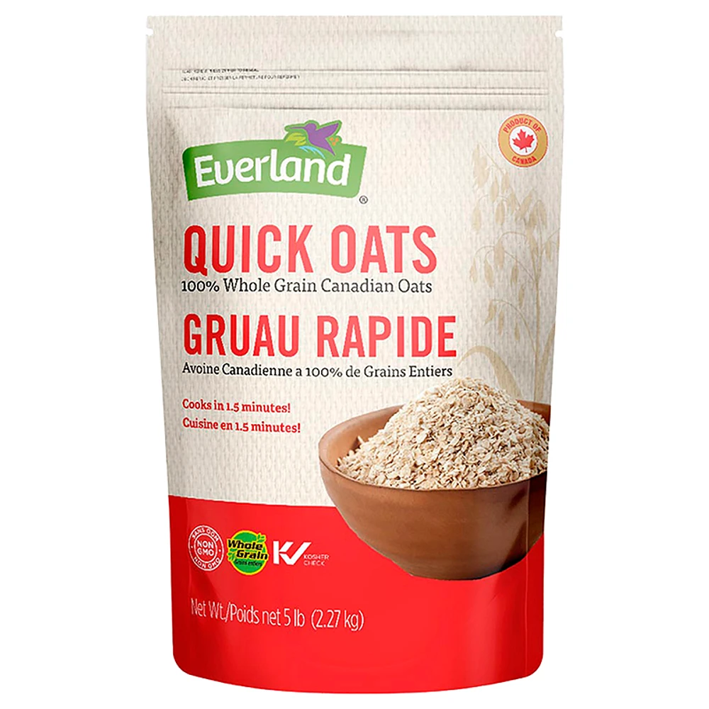 Everland Canadian Oats - Quick Oats - 2.27kg