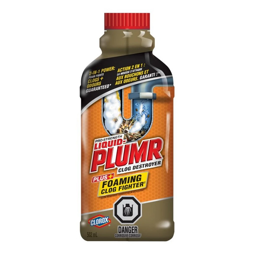 Liquid-Plumr Foaming Clog Fighter Drain Cleaner - 502ml