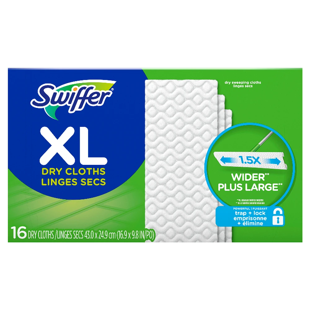 Swiffer XL Dry Sweeping Cloths - Multisurface - 16s