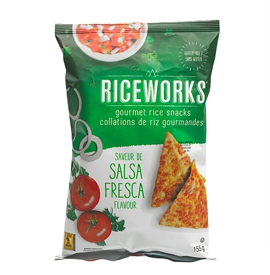 Riceworks Gourmet Rice Snacks - Salsa Fresca - 155g