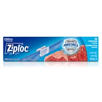 Ziploc Slideloc with Easy Zipper Freezer Bag - Large - 10s