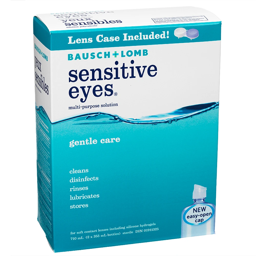 Bausch + Lomb Sensitive Eyes Contact Lens Disinfecting Solution - 2 x 355ml