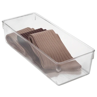 InterDesign Linus Drawer Organizer - Clear - 5 x 12 x 3 inch 