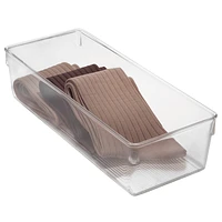 InterDesign Linus Drawer Organizer - Clear - 5 x 12 x 3 inch 