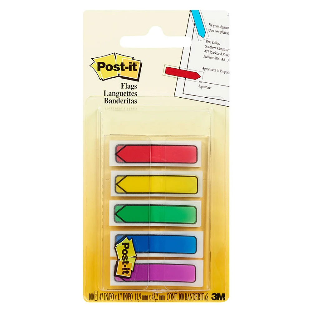 3M Post-It Flag Arrows - 0.47x1.7