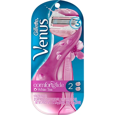 Gillette Venus Comfort Glide White Tea - 1 razor & 2 cartridges