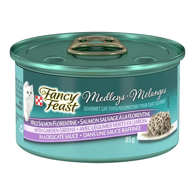 Fancy Feast Wet Cat Food - White Wild Salmon Florentine - 85g