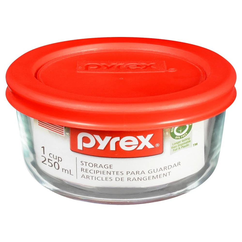 Pyrex Simply Store Container - 1 Cup/Round