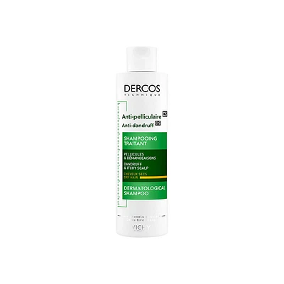 Vichy Dercos Anti-Dandruff Dermatological Shampoo - Dry Hair - 200ml