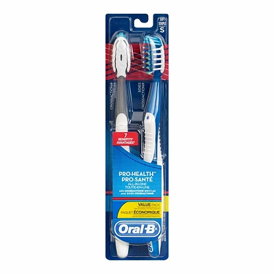 Oral-B CrossAction Pro-Health Toothbrush 40 - Soft - 2 pack