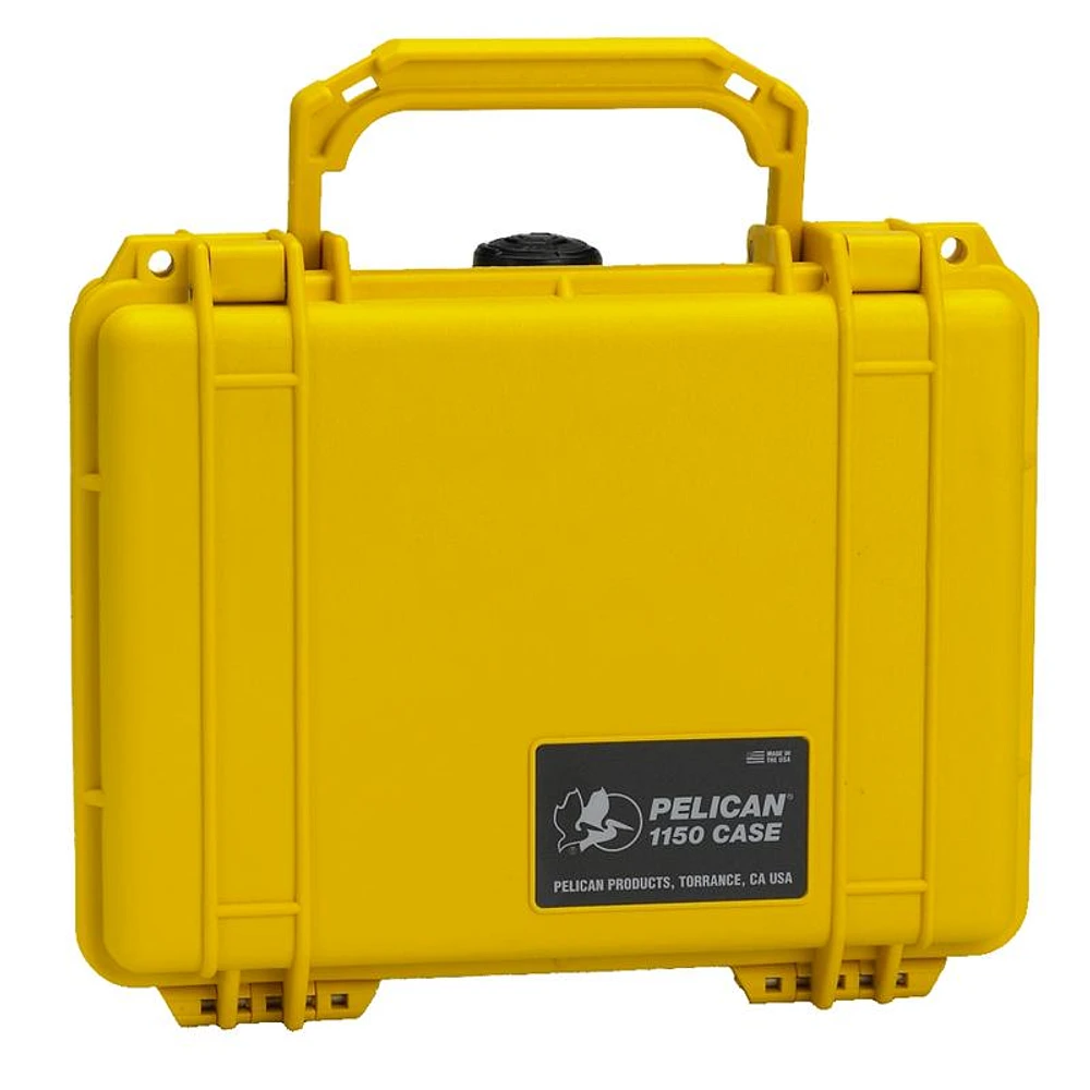 Pelican 1150 Case with Foam - Yellow