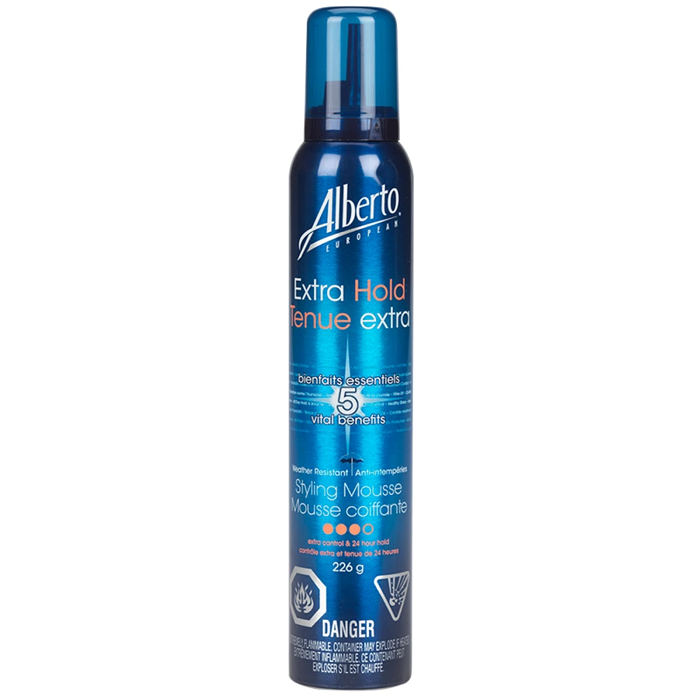 Alberto European Extra Hold Styling Mousse - 226g