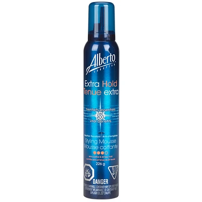 Alberto European Extra Hold Styling Mousse - 226g