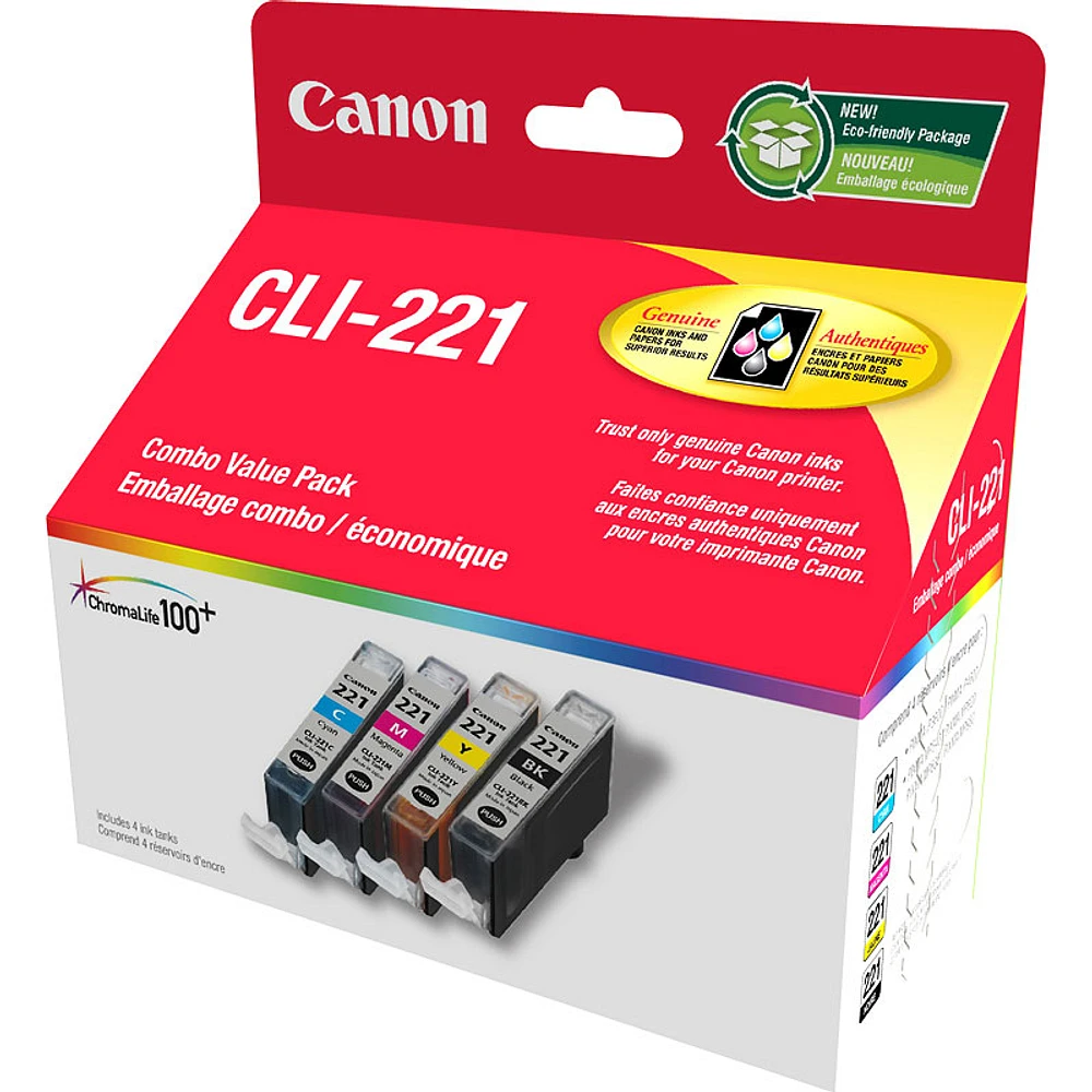 Canon CLI-221 Ink Combo Value Pack - 2946B005