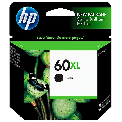 HP 60XL Ink Cartridge - Black - CC641WN