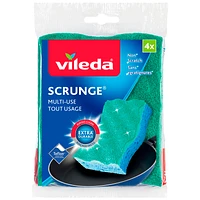 Vileda Multi-Use Scrunge - 4 pack