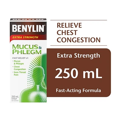 Benylin Extra Strength Mucus & Phlegm Syrup - 250ml