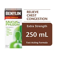 Benylin Extra Strength Mucus & Phlegm Syrup - 250ml