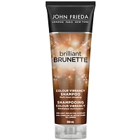 John Frieda Brilliant Brunette Colour Vibrancy Shampoo - 250ml