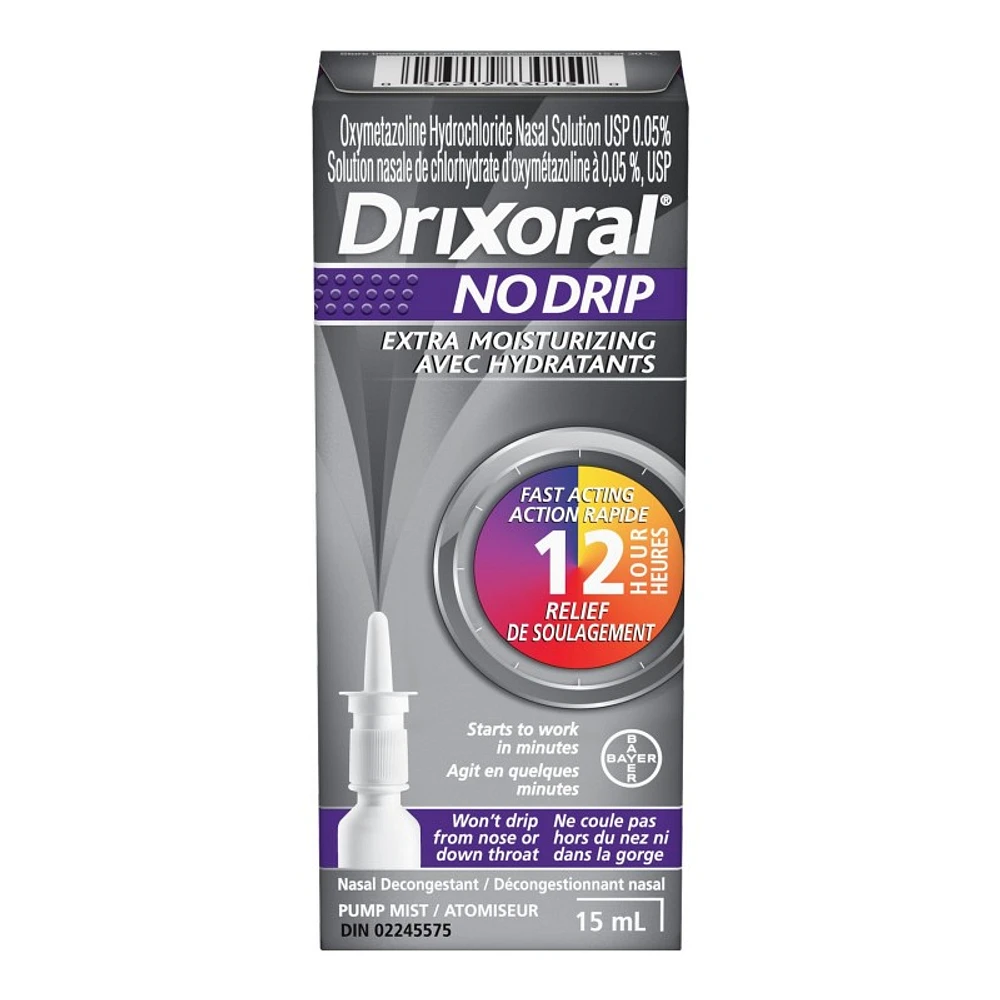 Drixoral No-Drip Extra-Moisture Spray - 15ml