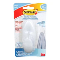 Command Bath Towel Hook - Large - Frosted