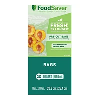 FoodSaver Bags for Vacuum Sealer - 946ml - 20's