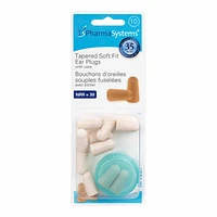 PharmaSystems Taper Fit Soft Ear Plugs - Tan - 10s