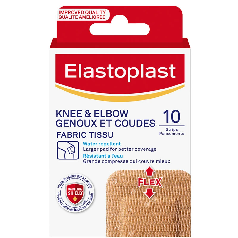 Elastoplast Fabric Knee & Elbow Bandages - 10s