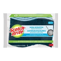 3M Scotch-Brite No Scratch Scrub Sponge - 3 pack 