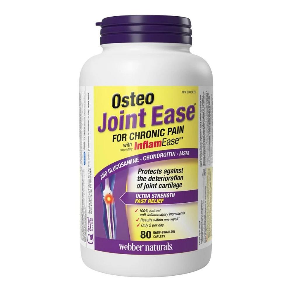 Webber Naturals Osteo Joint Ease Caplets - 80s