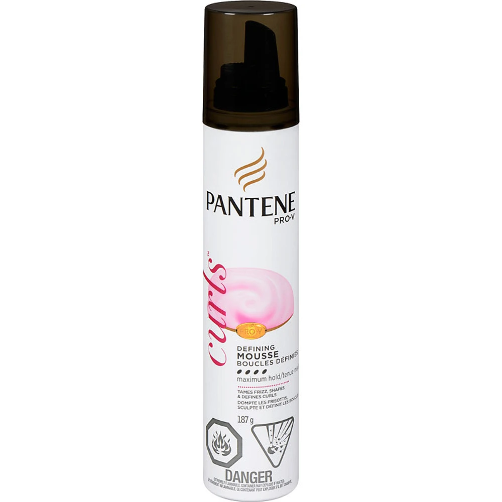 Pantene Curls Defining Mousse - Maximum Hold - 187g