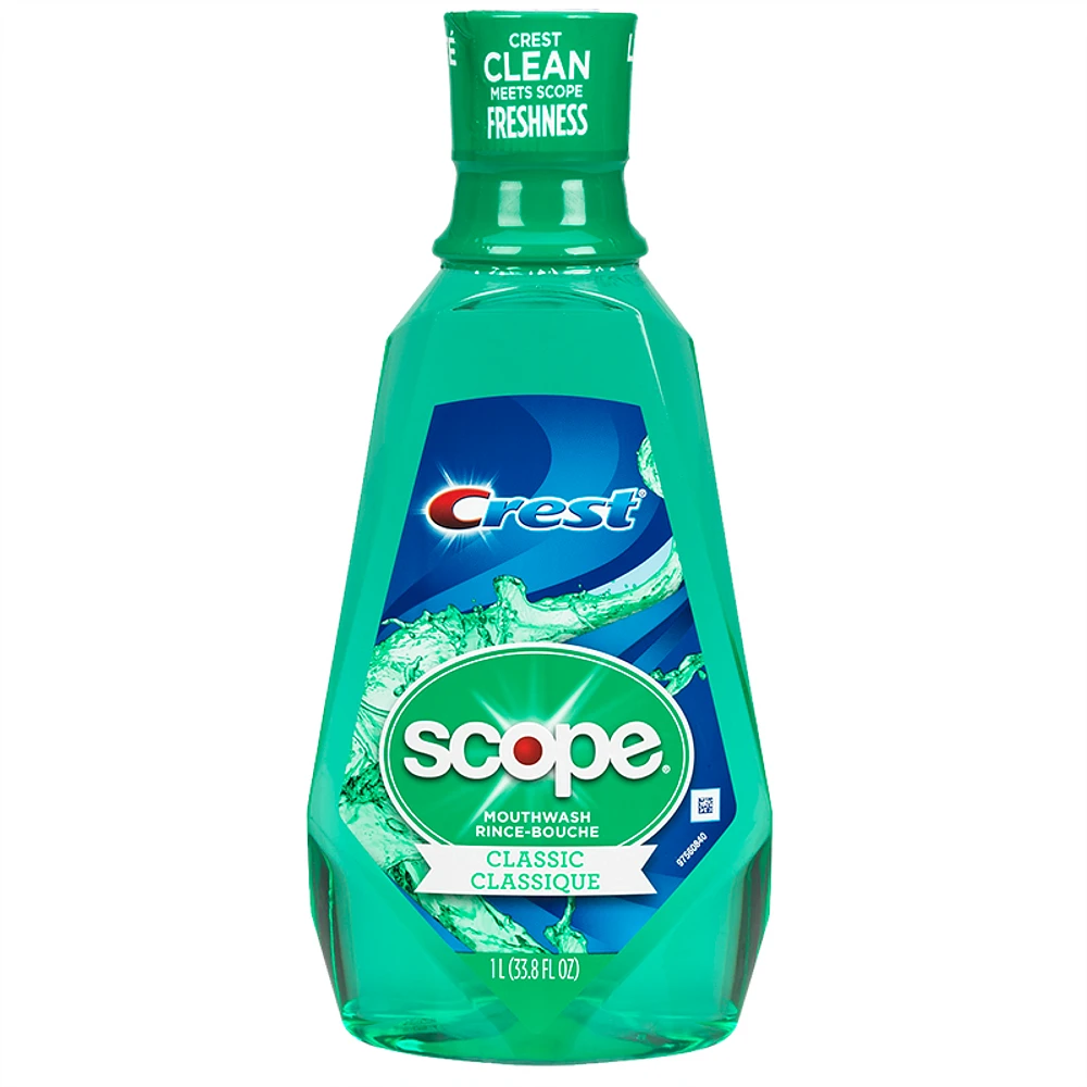 Crest Scope Mouthwash - Classic - 1litre