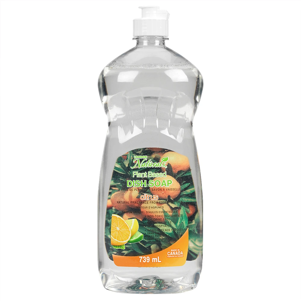 London Drugs Natural Dishwashing Liquid - Citrus - 739ml