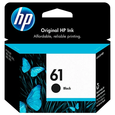 HP #61 Ink Cartridge - BlackÂ - CH561WN#140