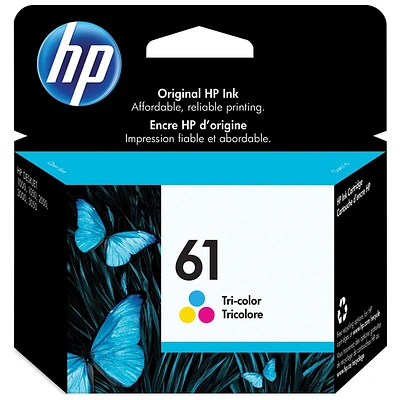 HP 61 Tri-color Ink Cartridge - CH562WC#140