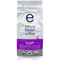 Ethical Bean Coffee - Lush Medium Dark Roast - Whole Bean - 340g