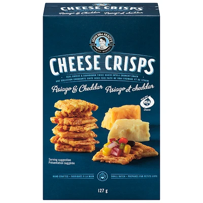 John WM. Macy's CheeseCrisps - Asiago & Cheddar - 127g