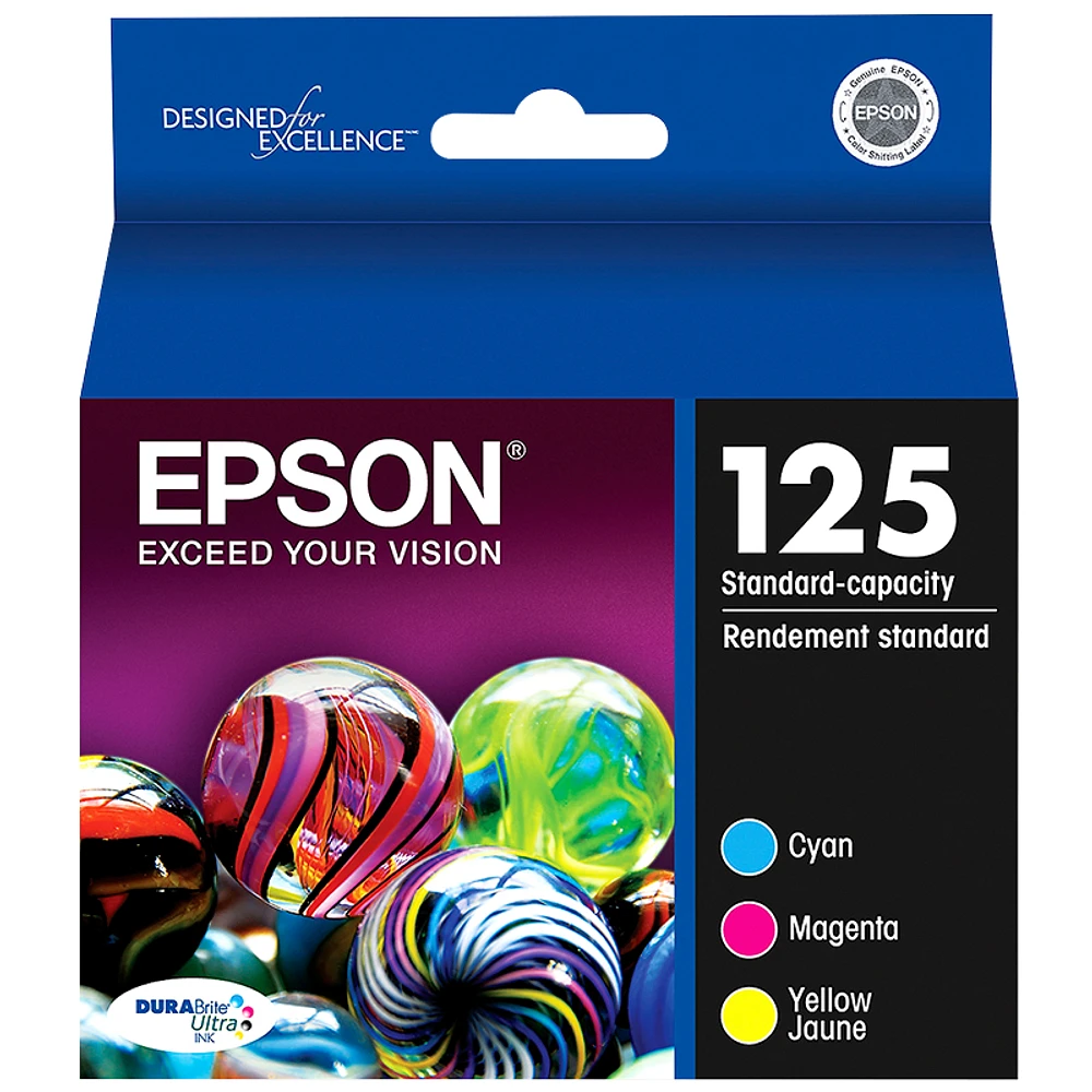 Epson 125 Colour Multi-Pack Ink Cartridge - T125520