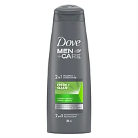 Dove Men+Care Fresh Clean 2in1 Shampoo + Conditioner - 355ml