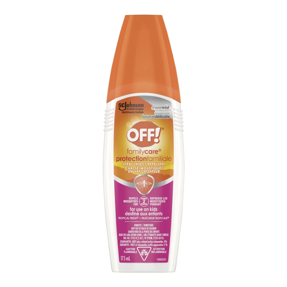 OFF! Familycare Insect Repellent - Tropical Fresh - 175ml