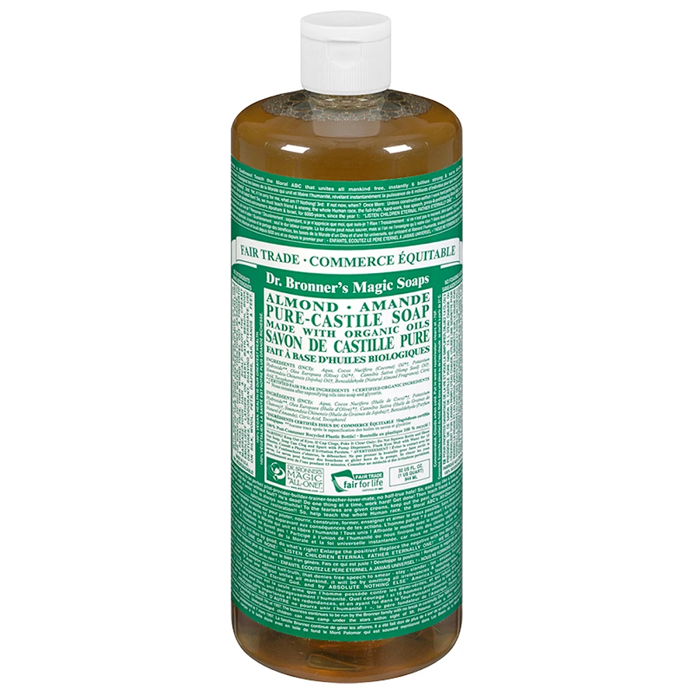 Dr. Bronner's 18-IN-1 Pure-Castile Liquid Soap - Almond