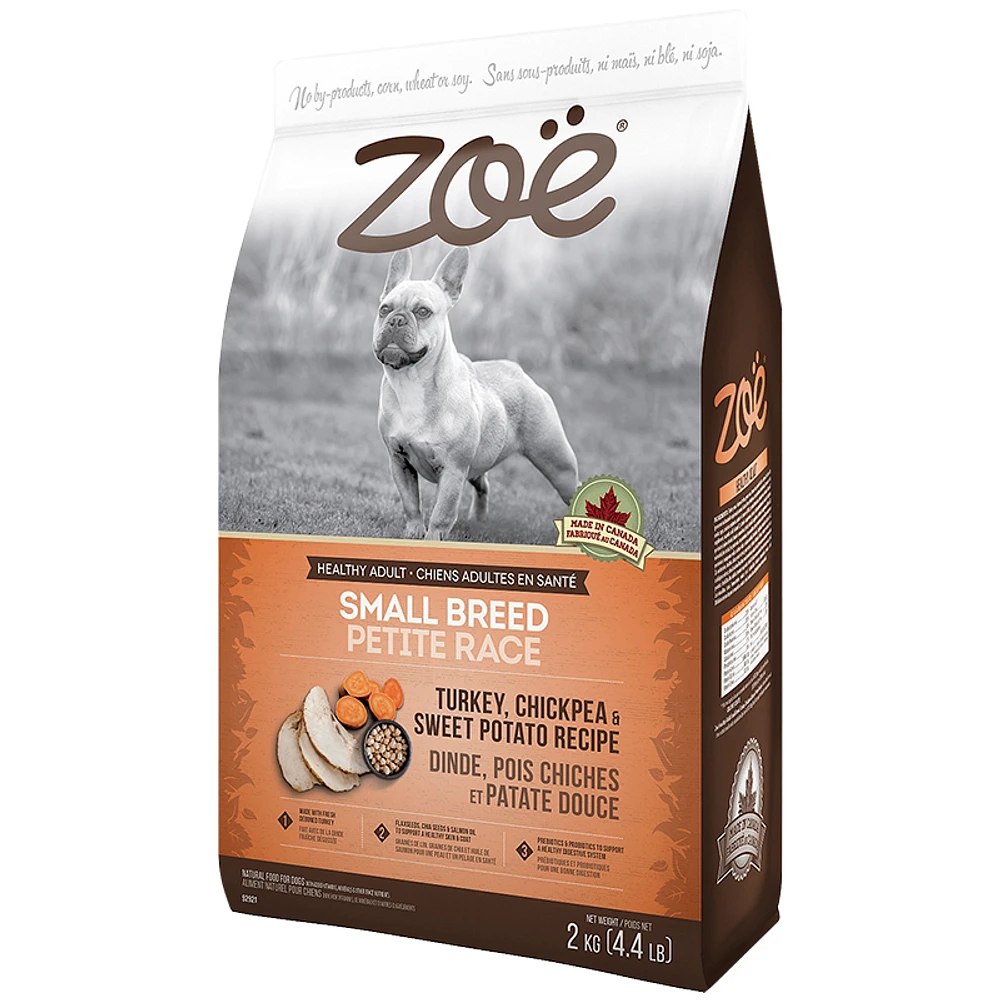 Zoe Dog Food - Turkey, Chickpea and Sweet Potato - 2kg