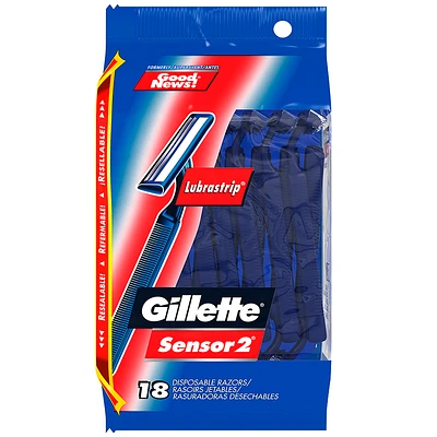 Gillette Sensor2 Disposable Razors - 18s