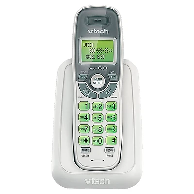 VTech Cordless Phone with Caller ID/Call Waiting - White - CS6114