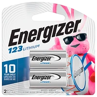 Energizer 3V Lithium Battery 2pack EL123