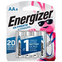 Energizer Ultimate Lithium AA Battery - 4 pack