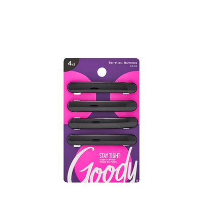 Goody Classics Oblong Autoclasp Barrettes  - 4s