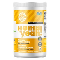 Manitoba Harvest Hemp Yeah Balanced Protein + Fibre Hemp Powder - Unsweetened - 454g