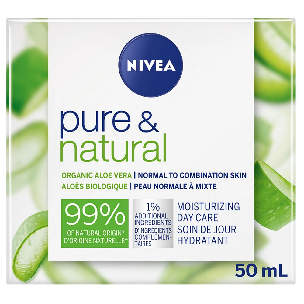 Nivea Visage Pure & Natural Moisturizing Day Care - 50ml